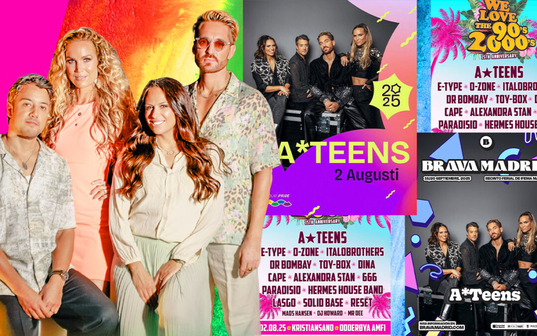 Más fechas del tour 2025: A*Teens se presentará en Stockholm Pride